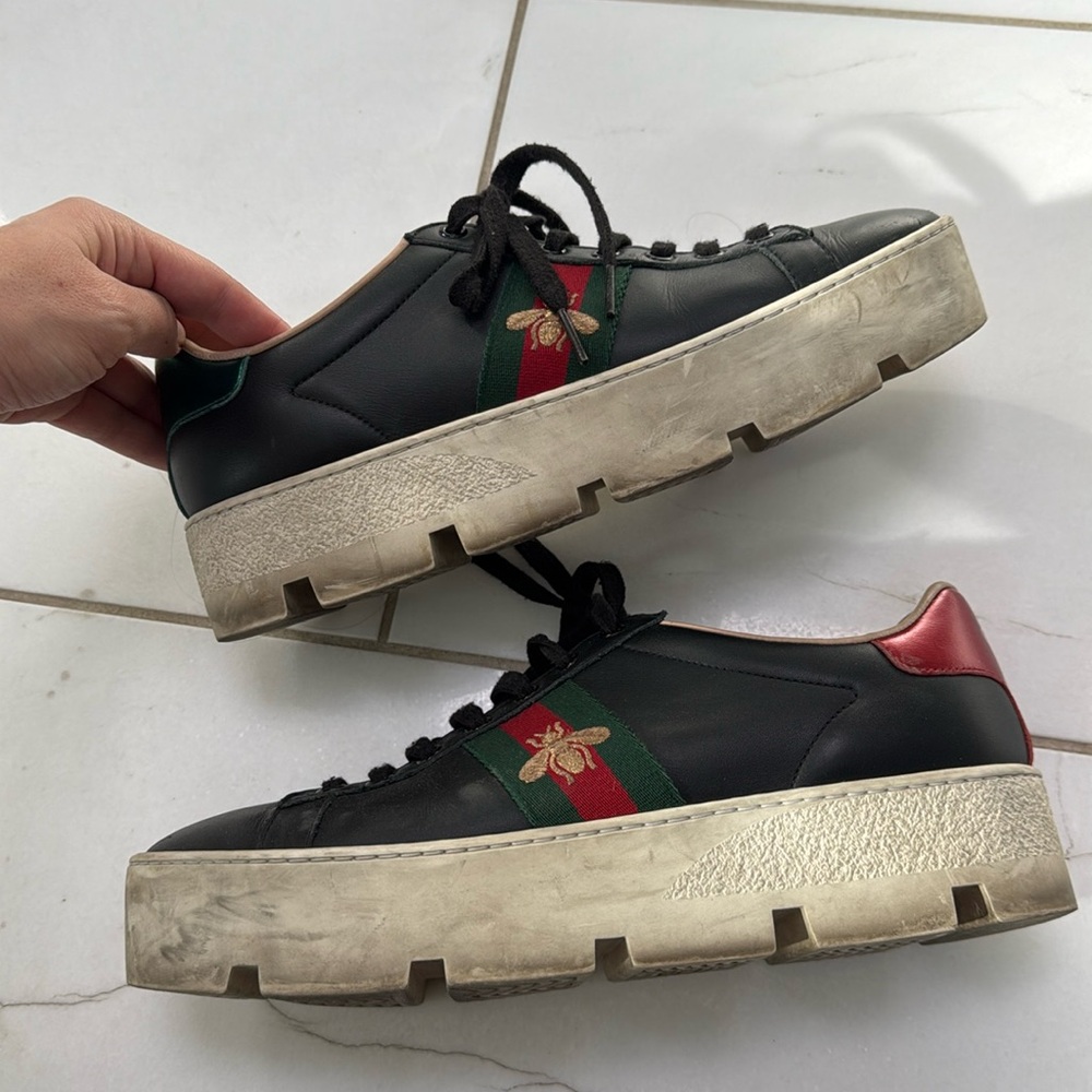 Gucci Ace platform sneakers